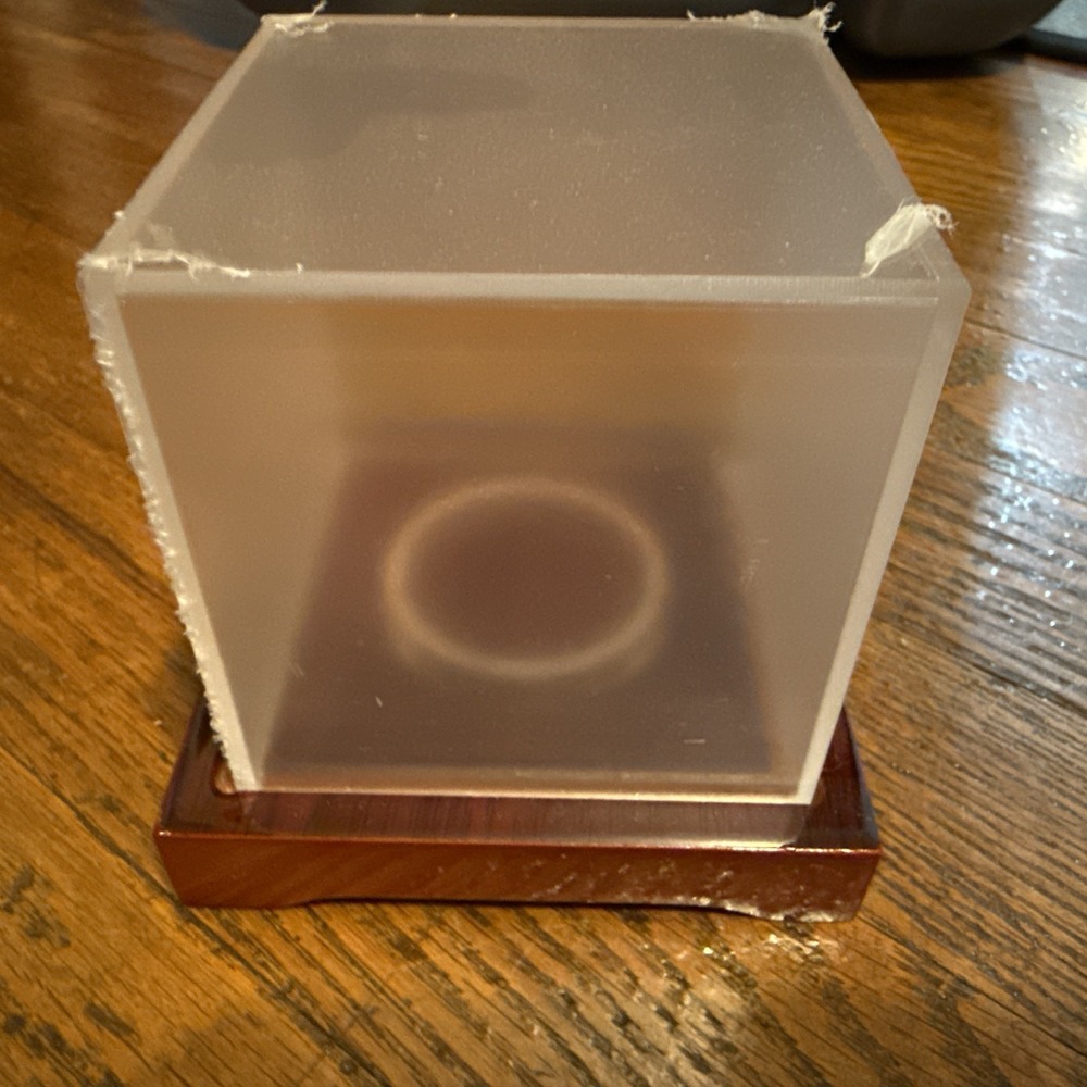 Baseball Display Case, No Assembly Required Clear Cube